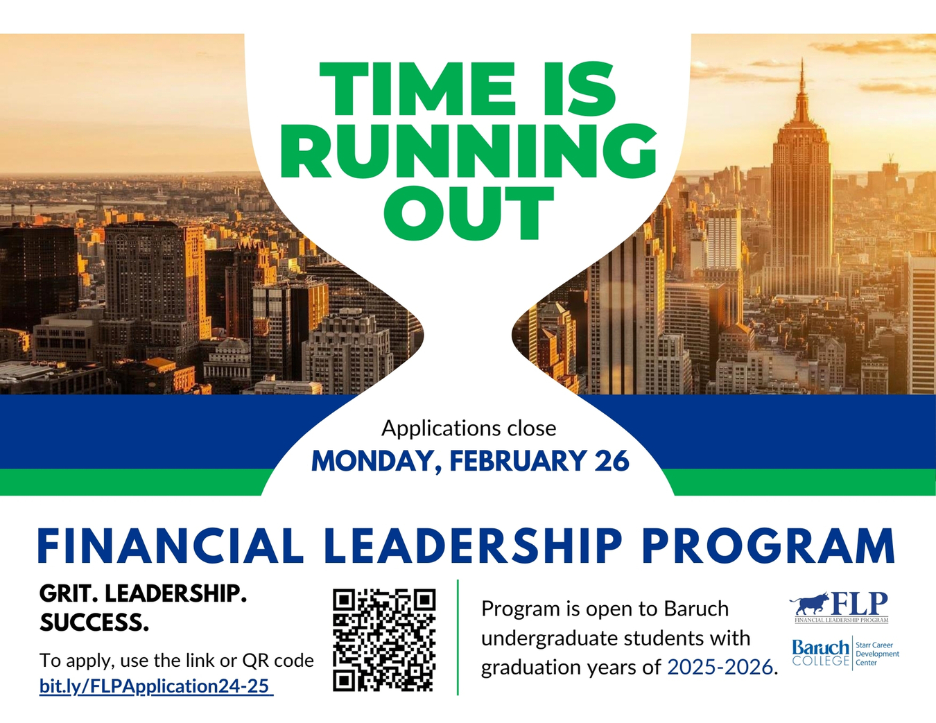 FLP application deadline flyer
